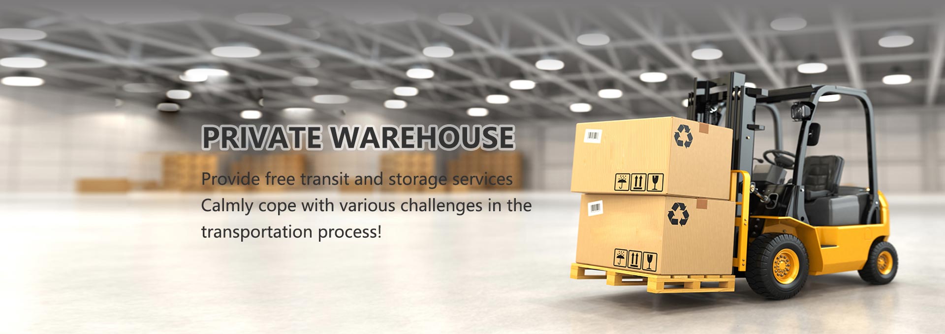Own 3000 square meters warehouse
